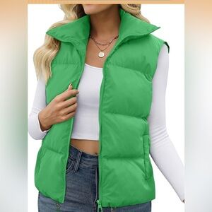 Green Puffer Vest